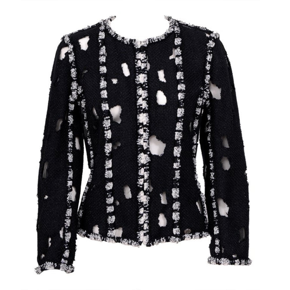 Chanel Distressed Hole Jacket